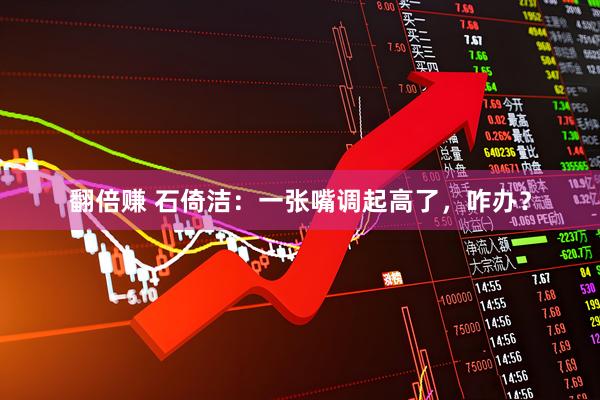 翻倍赚 石倚洁：一张嘴调起高了，咋办？